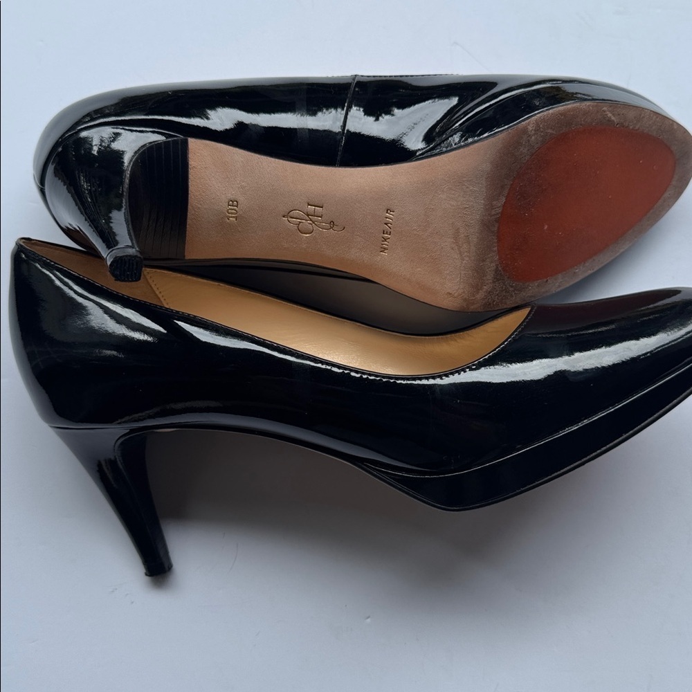 Cole Haan/Nike Air black Patent 3 Inch Leather Heels size 10b - Picture 2 of 7
